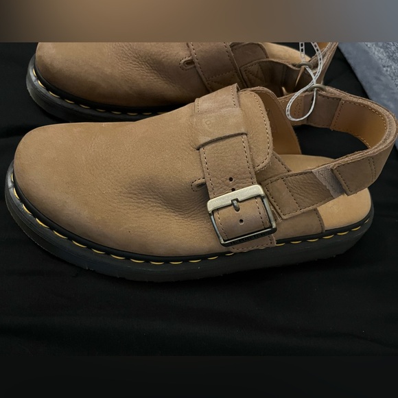 Dr. Martens Jorge ll Tan Slingback Clog with Buckle - Picture 3 of 10